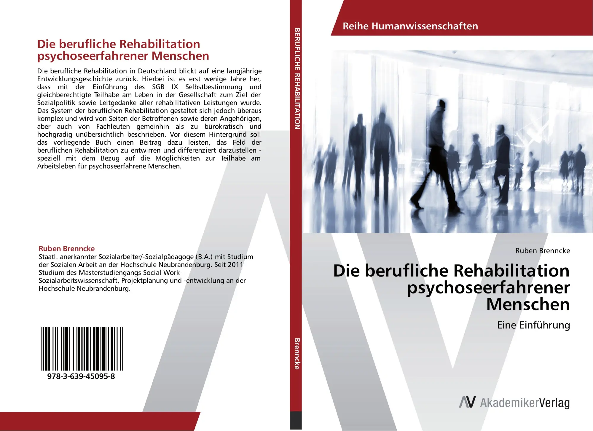 Cover: 9783639450958 | Die berufliche Rehabilitation psychoseerfahrener Menschen | Brenncke