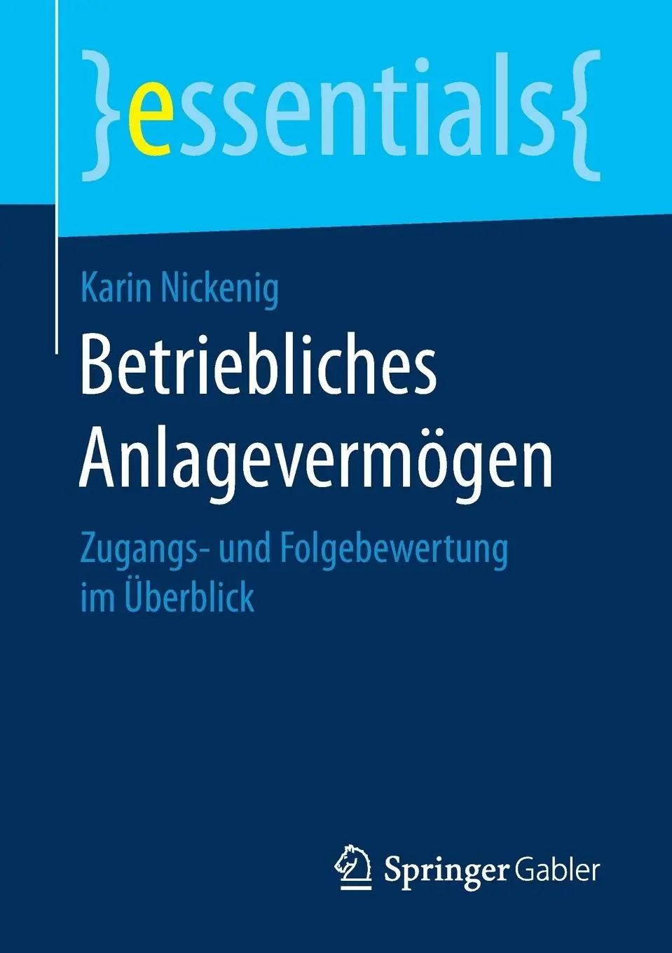 Cover: 9783658190958 | Betriebliches Anlagevermögen | Karin Nickenig | Taschenbuch | xi