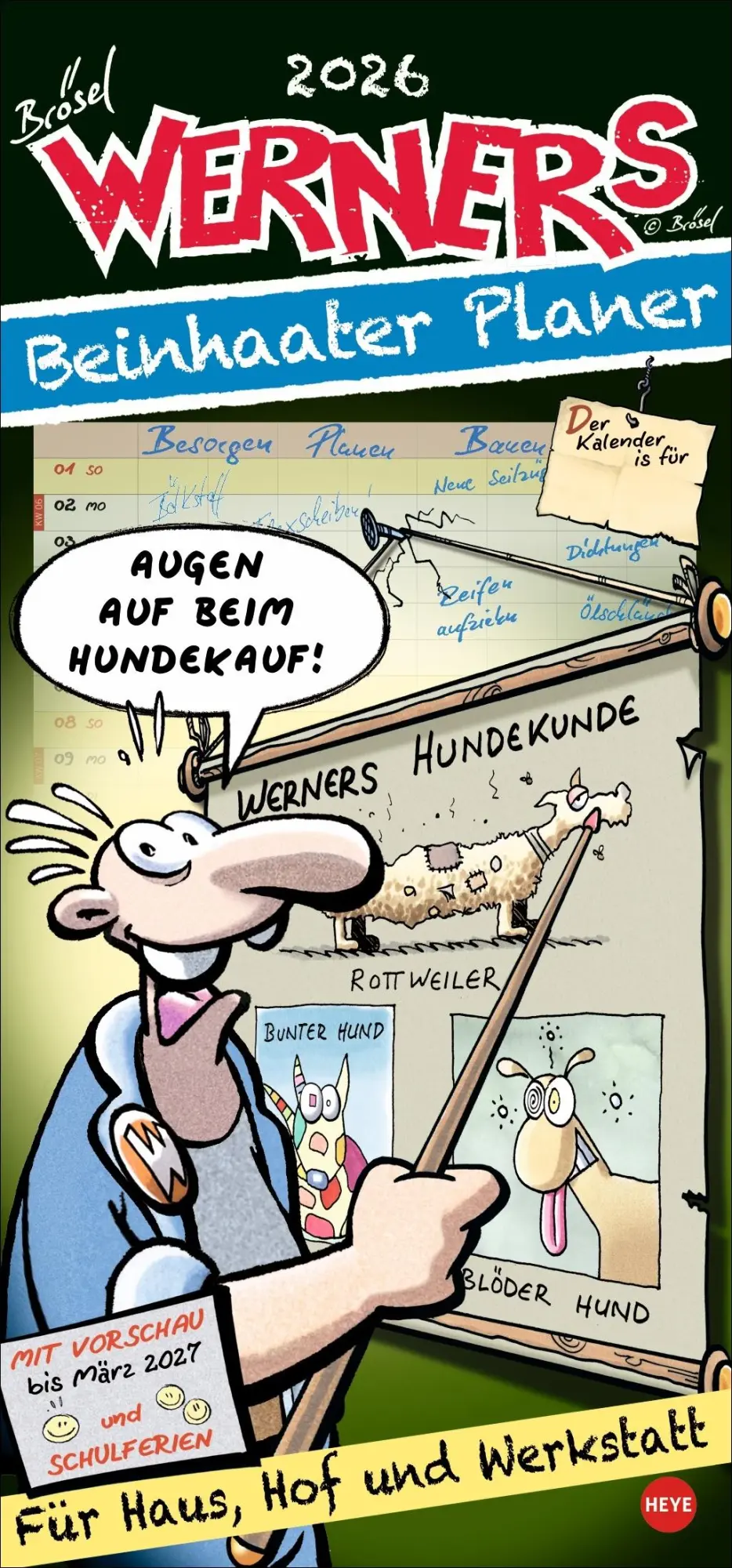 Cover: 9783756410958 | Werner Werkstattplaner 2026 | Rötger Feldmann | Kalender | 14 S.