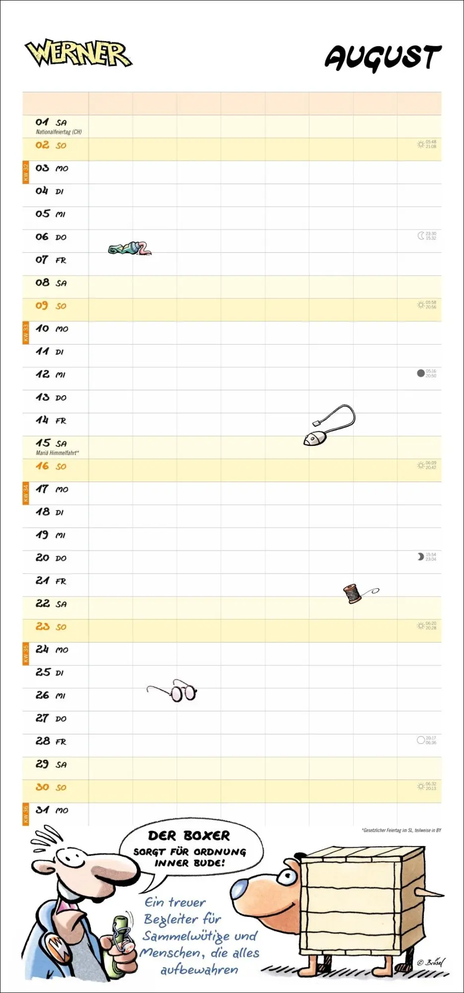 Bild: 9783756410958 | Werner Werkstattplaner 2026 | Rötger Feldmann | Kalender | 14 S.