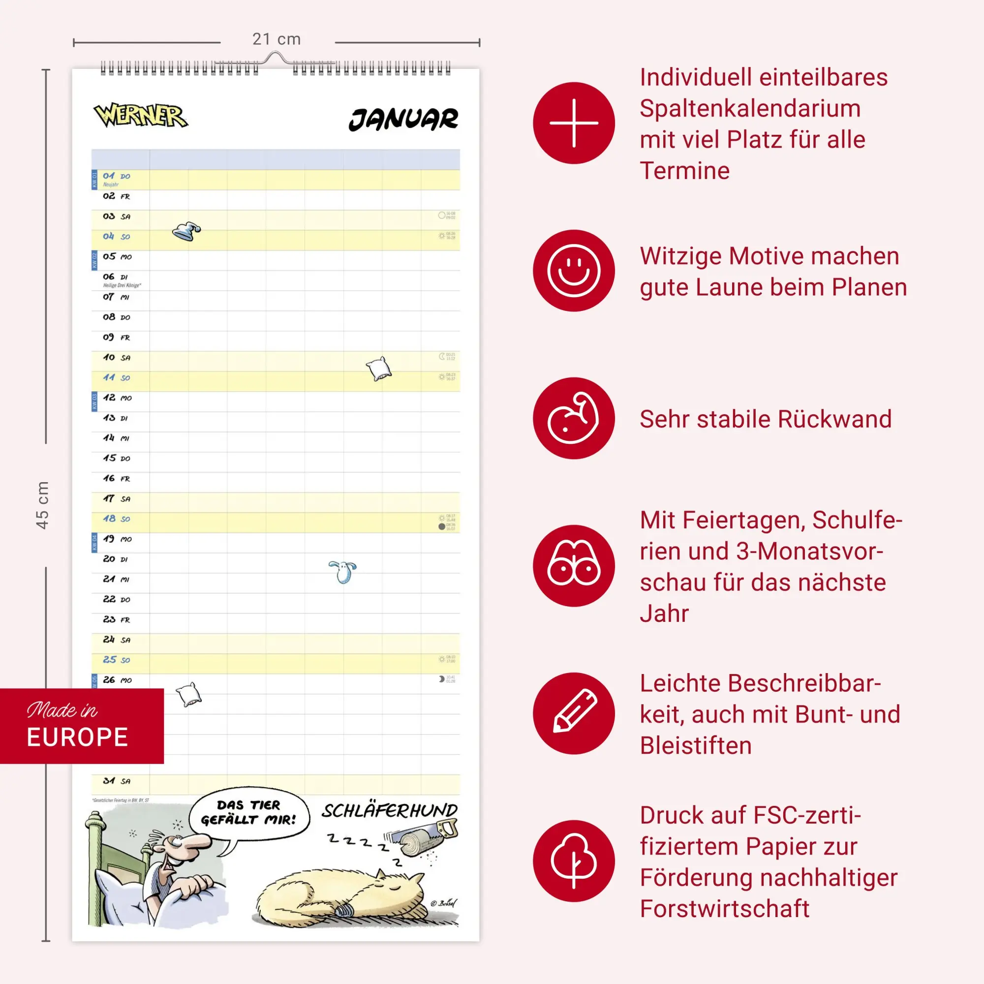 Bild: 9783756410958 | Werner Werkstattplaner 2026 | Rötger Feldmann | Kalender | 14 S.