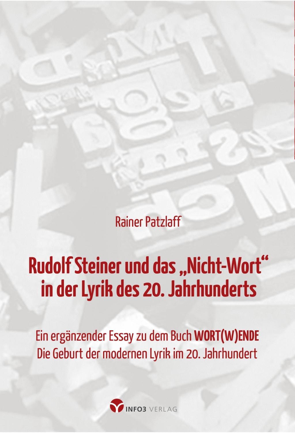 Cover: 9783957790958 | Rudolf Steiner und das Nicht-Wort in der Lyrik des 20. Jahrhunderts