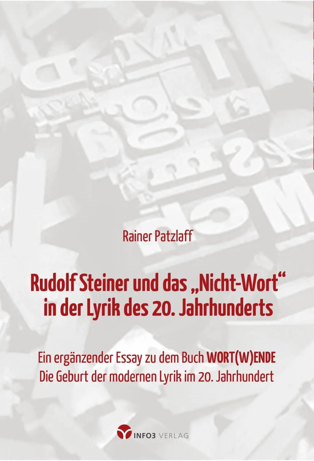Cover: 9783957790958 | Rudolf Steiner und das Nicht-Wort in der Lyrik des 20. Jahrhunderts