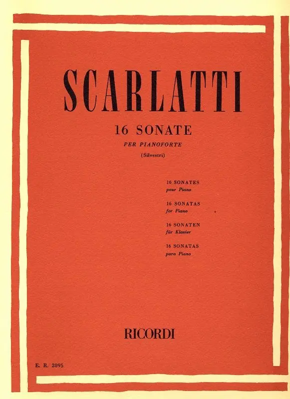 Cover: 9790041820958 | 16 Sonate | Per Pianoforte | Domenico Scarlatti | Buch | 1987