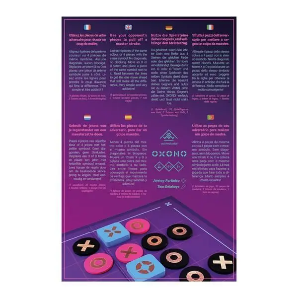 Bild: 3770015431058 | Cosmoludo Oxono (mult.) | Spiel | In Spielebox | Inhalt: 1 Spielbrett