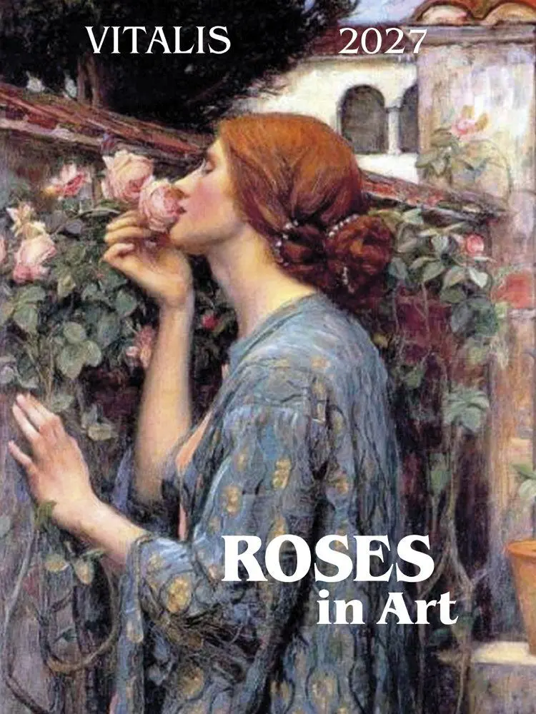 Cover: 8594226441058 | Roses in Art 2027 | Minikalender | Ferdinand Georg Waldmüller (u. a.)