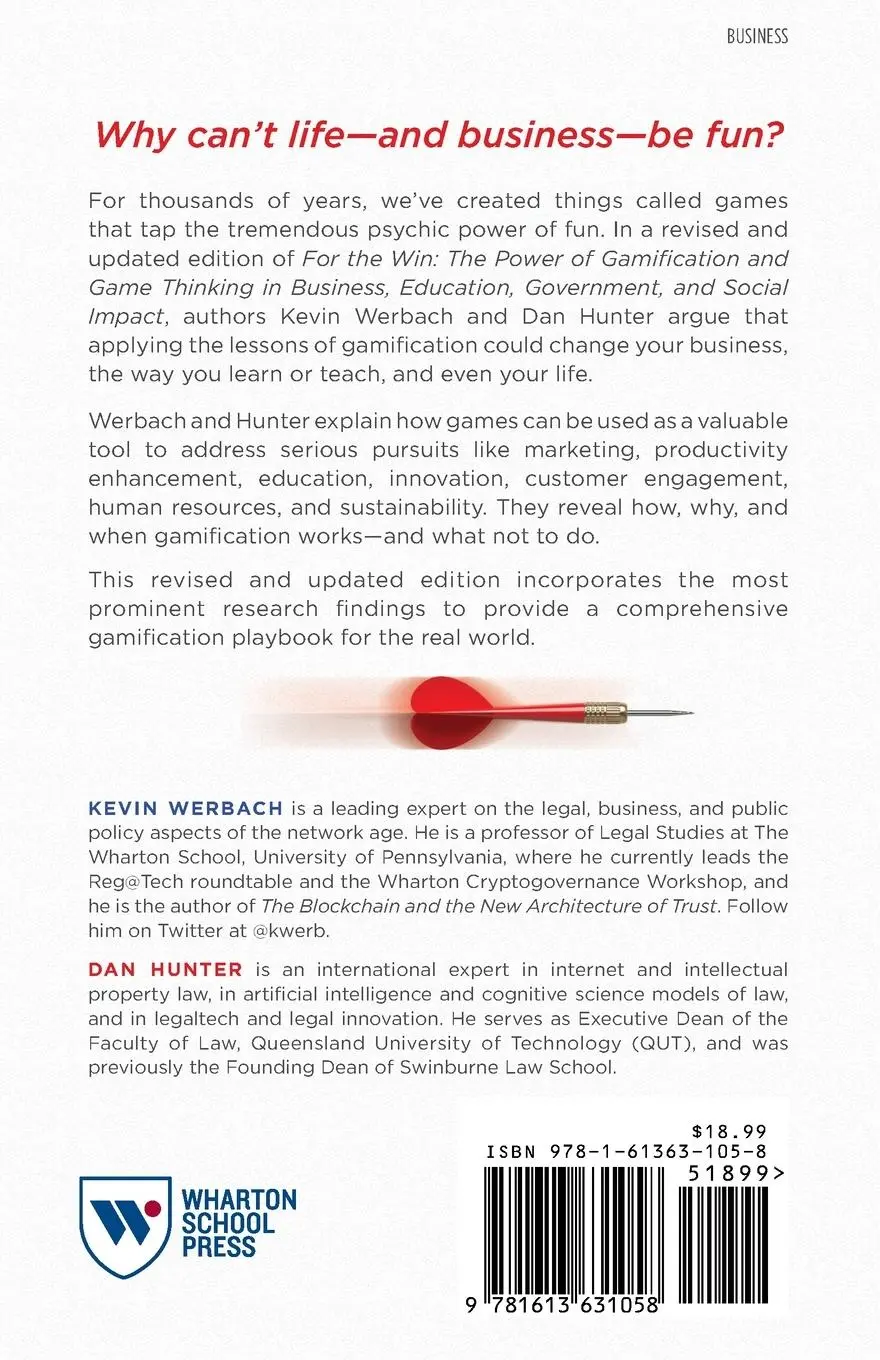 Rückseite: 9781613631058 | For the Win, Revised and Updated Edition | Kevin Werbach (u. a.)
