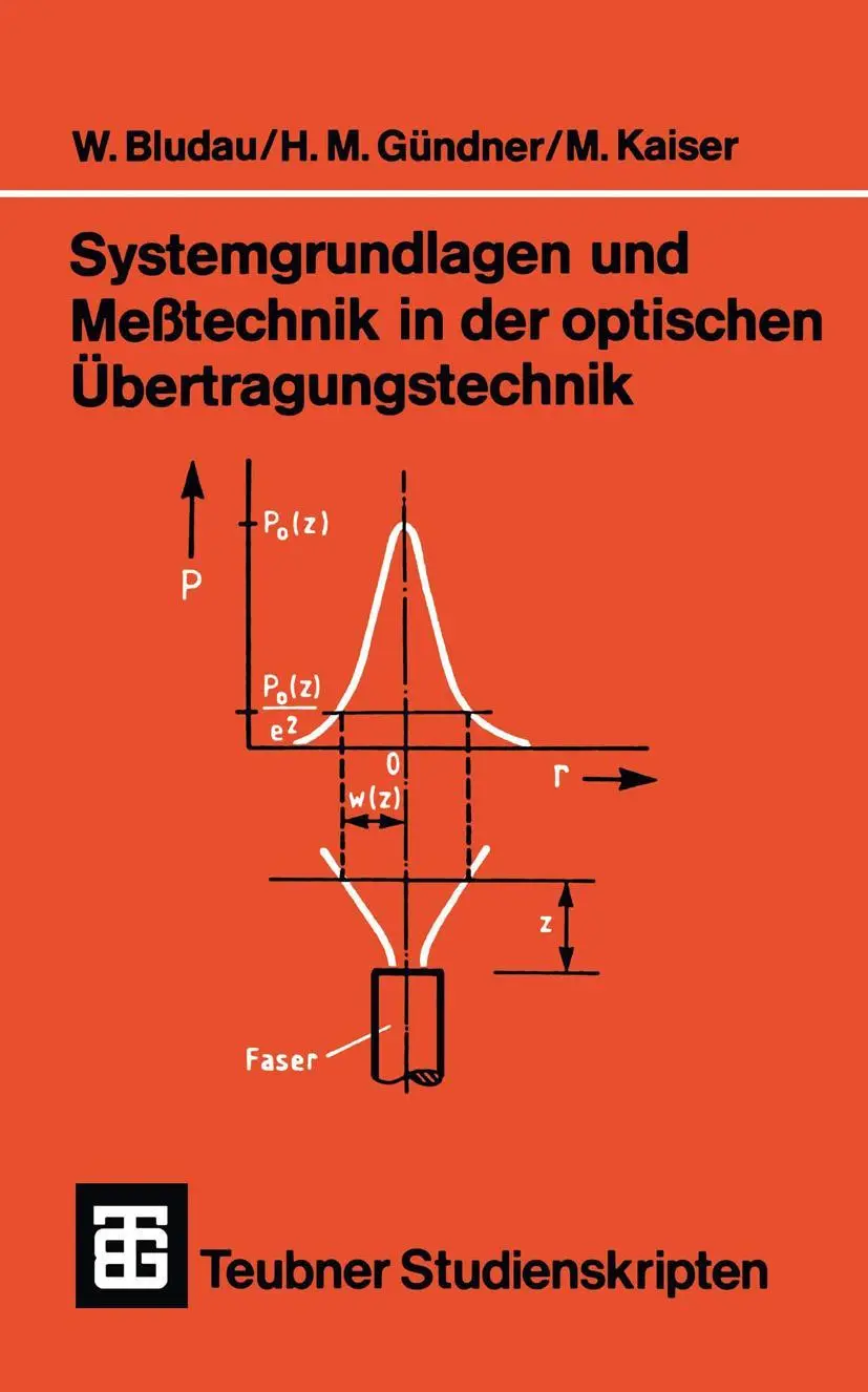 Cover: 9783519001058 | Systemgrundlagen und Meßtechnik in der optischen Übertragungstechnik