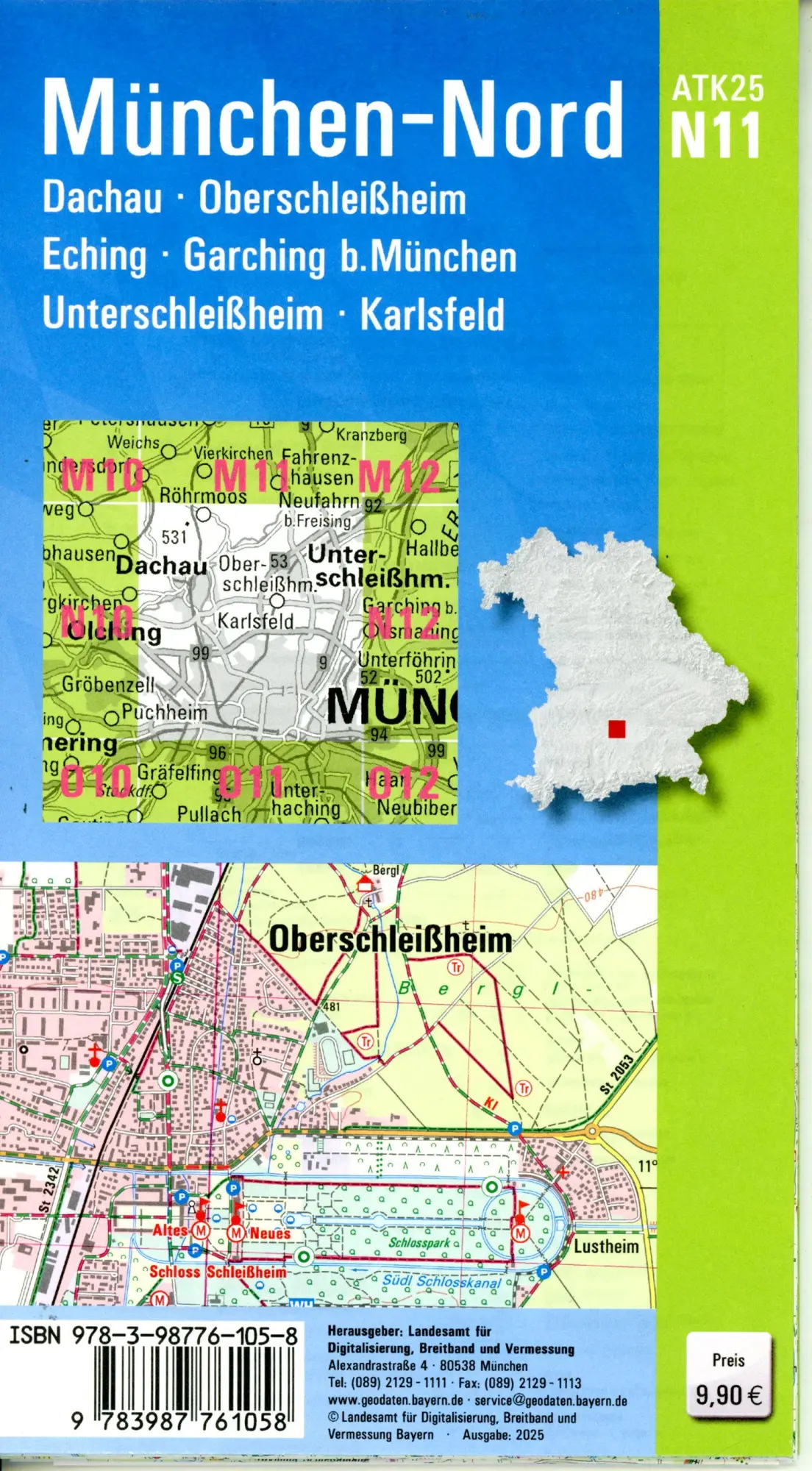 Bild: 9783987761058 | ATK25-N11 München-Nord (Amtliche Topographische Karte 1:25000) | 2025