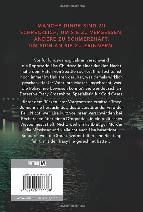 Rückseite: 9782496711158 | Was sie wusste | Robert Dugoni | Taschenbuch | Deutsch | 2022