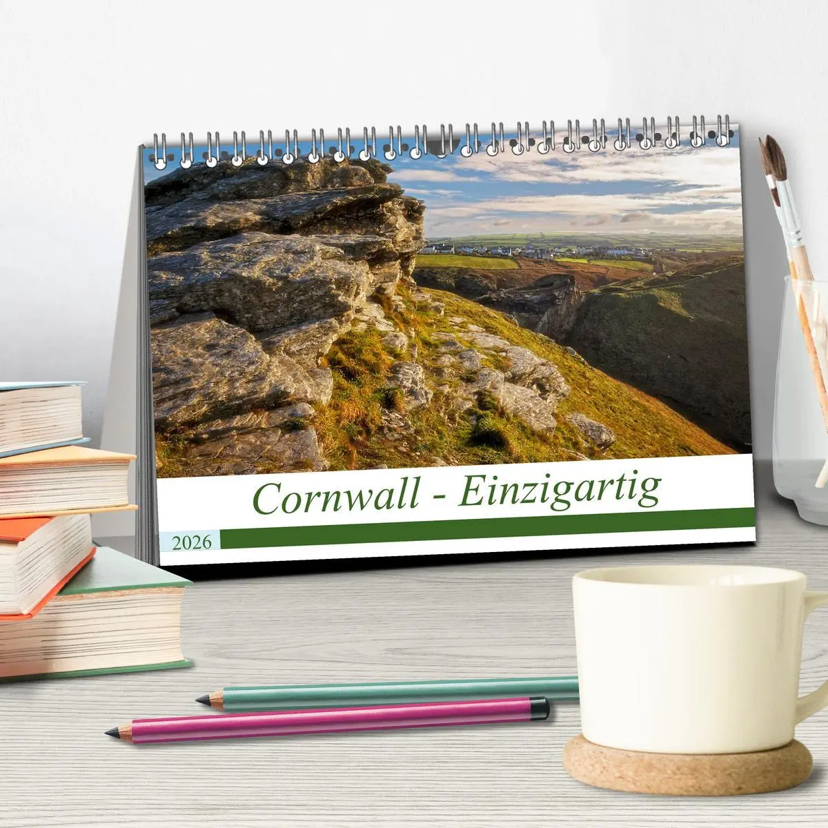 Bild: 9783457621158 | Cornwall - Einzigartig (Tischkalender 2026 DIN A5 quer), CALVENDO...