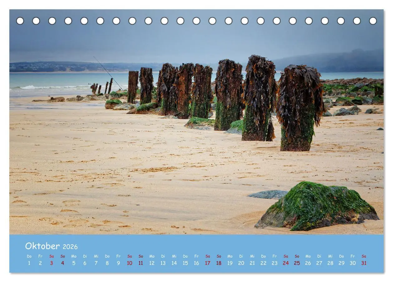 Bild: 9783457621158 | Cornwall - Einzigartig (Tischkalender 2026 DIN A5 quer), CALVENDO...