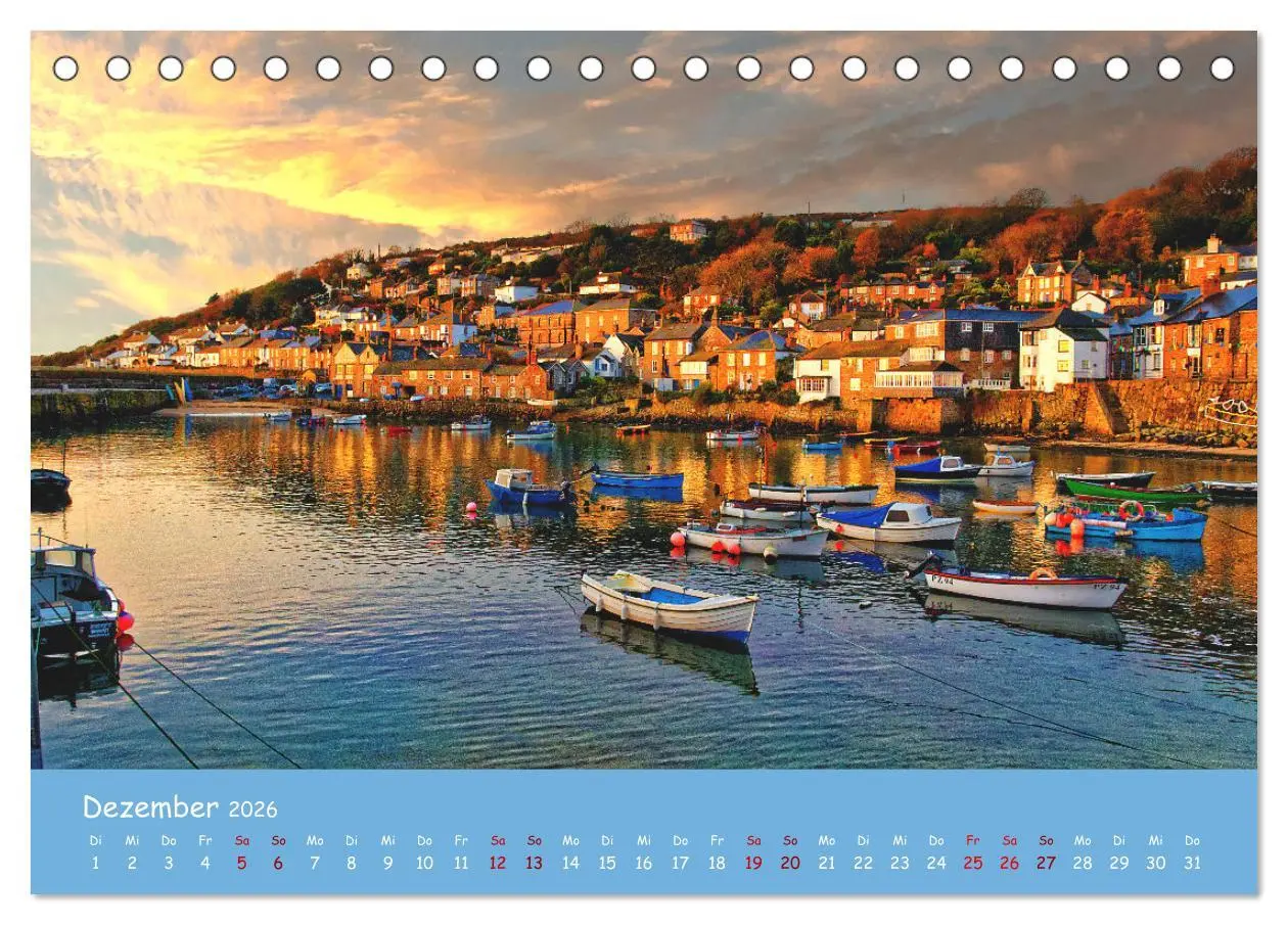Bild: 9783457621158 | Cornwall - Einzigartig (Tischkalender 2026 DIN A5 quer), CALVENDO...