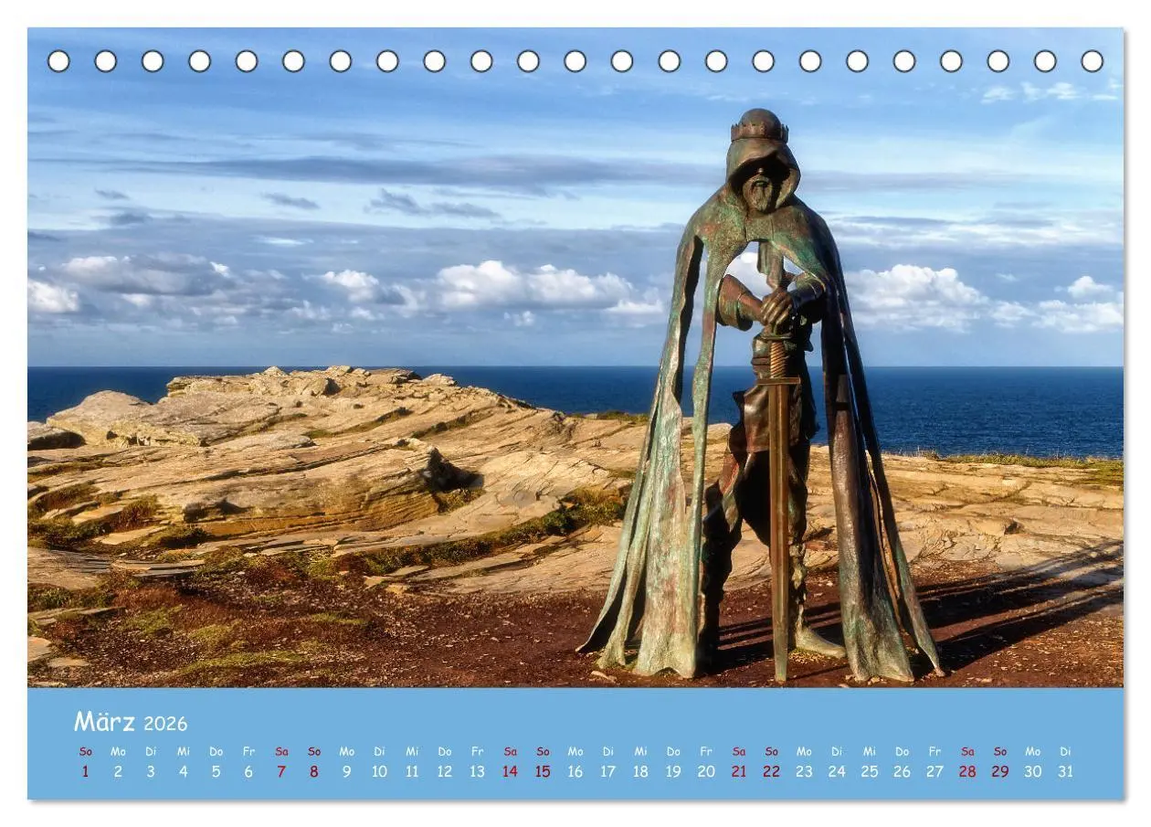 Bild: 9783457621158 | Cornwall - Einzigartig (Tischkalender 2026 DIN A5 quer), CALVENDO...