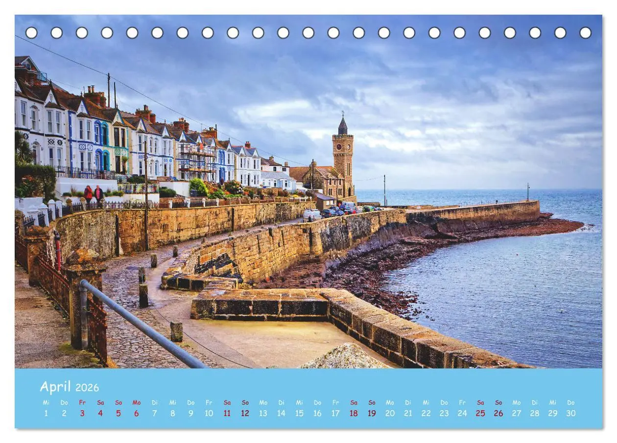 Bild: 9783457621158 | Cornwall - Einzigartig (Tischkalender 2026 DIN A5 quer), CALVENDO...