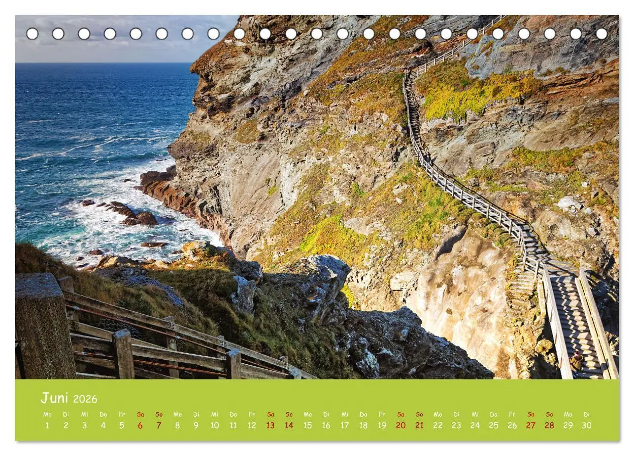 Bild: 9783457621158 | Cornwall - Einzigartig (Tischkalender 2026 DIN A5 quer), CALVENDO...