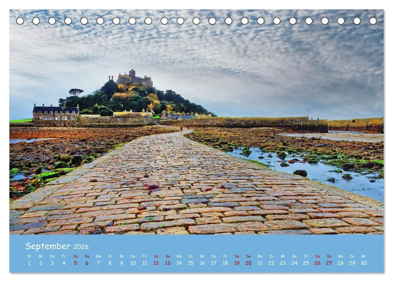 Bild: 9783457621158 | Cornwall - Einzigartig (Tischkalender 2026 DIN A5 quer), CALVENDO...
