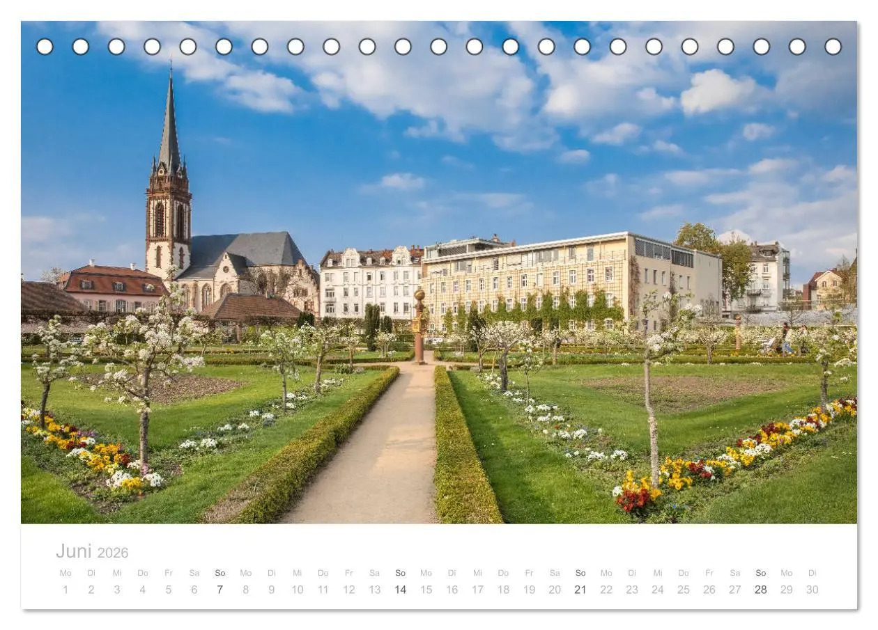 Bild: 9783457861158 | Darmstadt - Gärten, Kunst, Architektur (Tischkalender 2026 DIN A5...