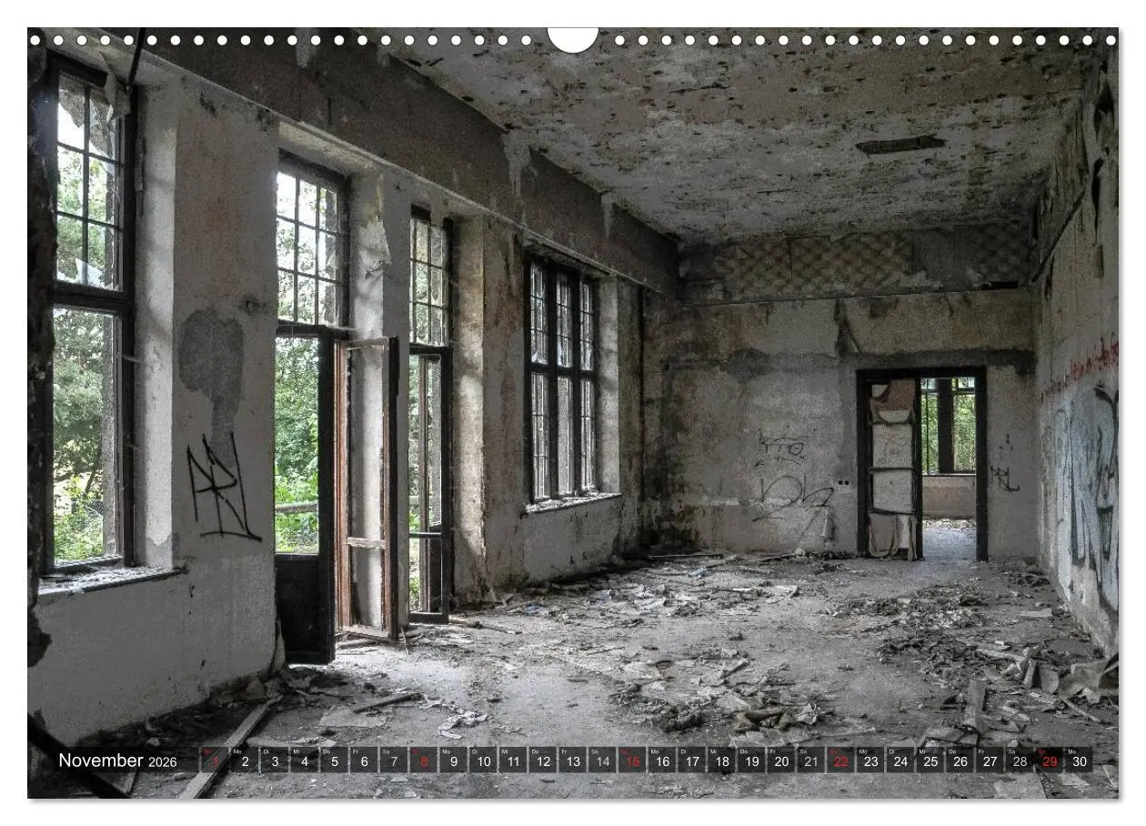 Bild: 9783516191158 | Lost Places in Deutschland 2026 (Wandkalender 2026 DIN A3 quer),...