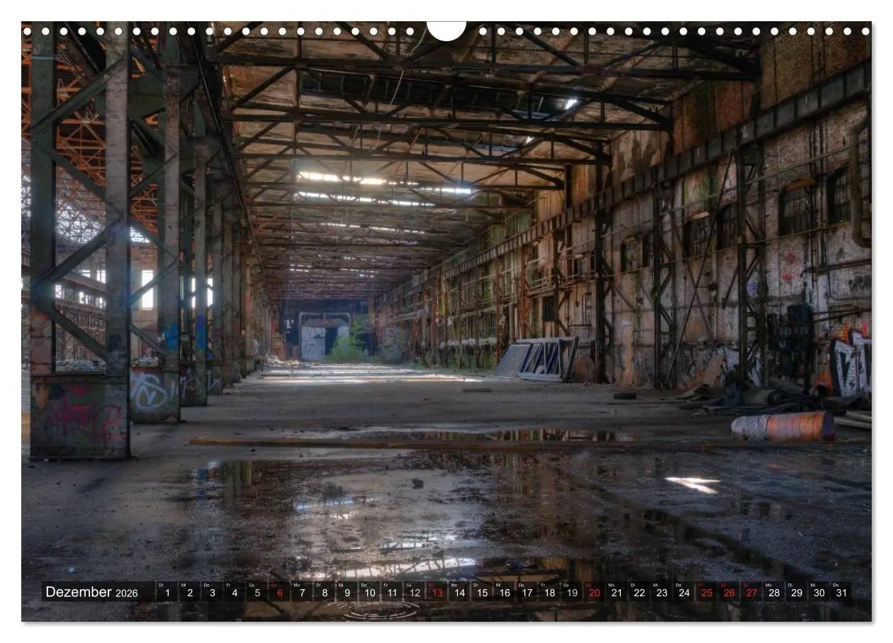 Bild: 9783516191158 | Lost Places in Deutschland 2026 (Wandkalender 2026 DIN A3 quer),...