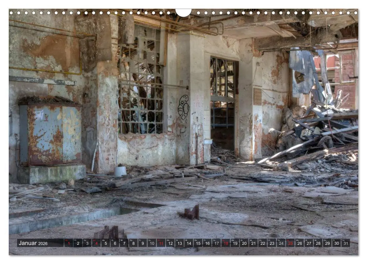 Bild: 9783516191158 | Lost Places in Deutschland 2026 (Wandkalender 2026 DIN A3 quer),...