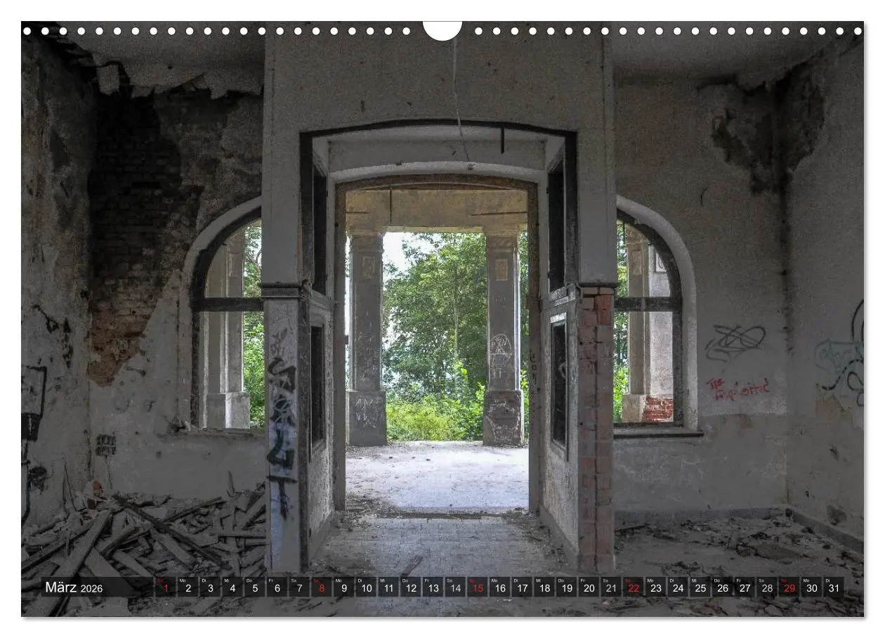 Bild: 9783516191158 | Lost Places in Deutschland 2026 (Wandkalender 2026 DIN A3 quer),...