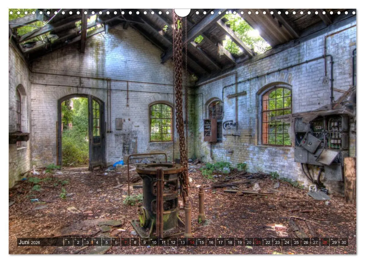 Bild: 9783516191158 | Lost Places in Deutschland 2026 (Wandkalender 2026 DIN A3 quer),...