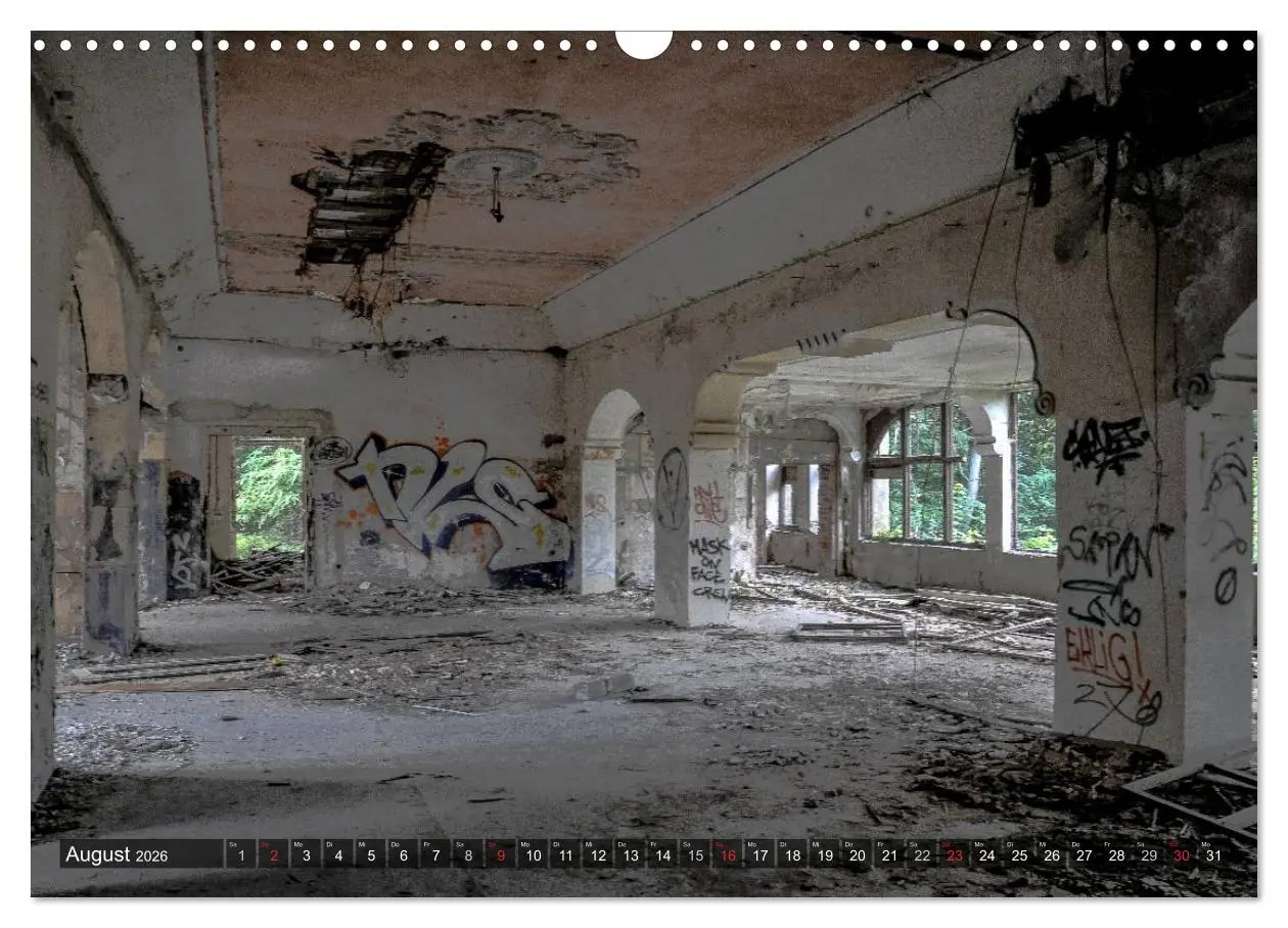 Bild: 9783516191158 | Lost Places in Deutschland 2026 (Wandkalender 2026 DIN A3 quer),...