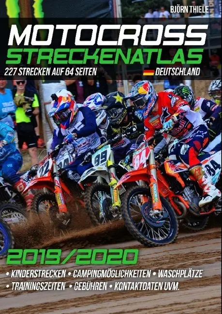 Cover: 9783748541158 | MX Streckenatlas Deutschland 2019/2020 | Björn Thiele | Taschenbuch