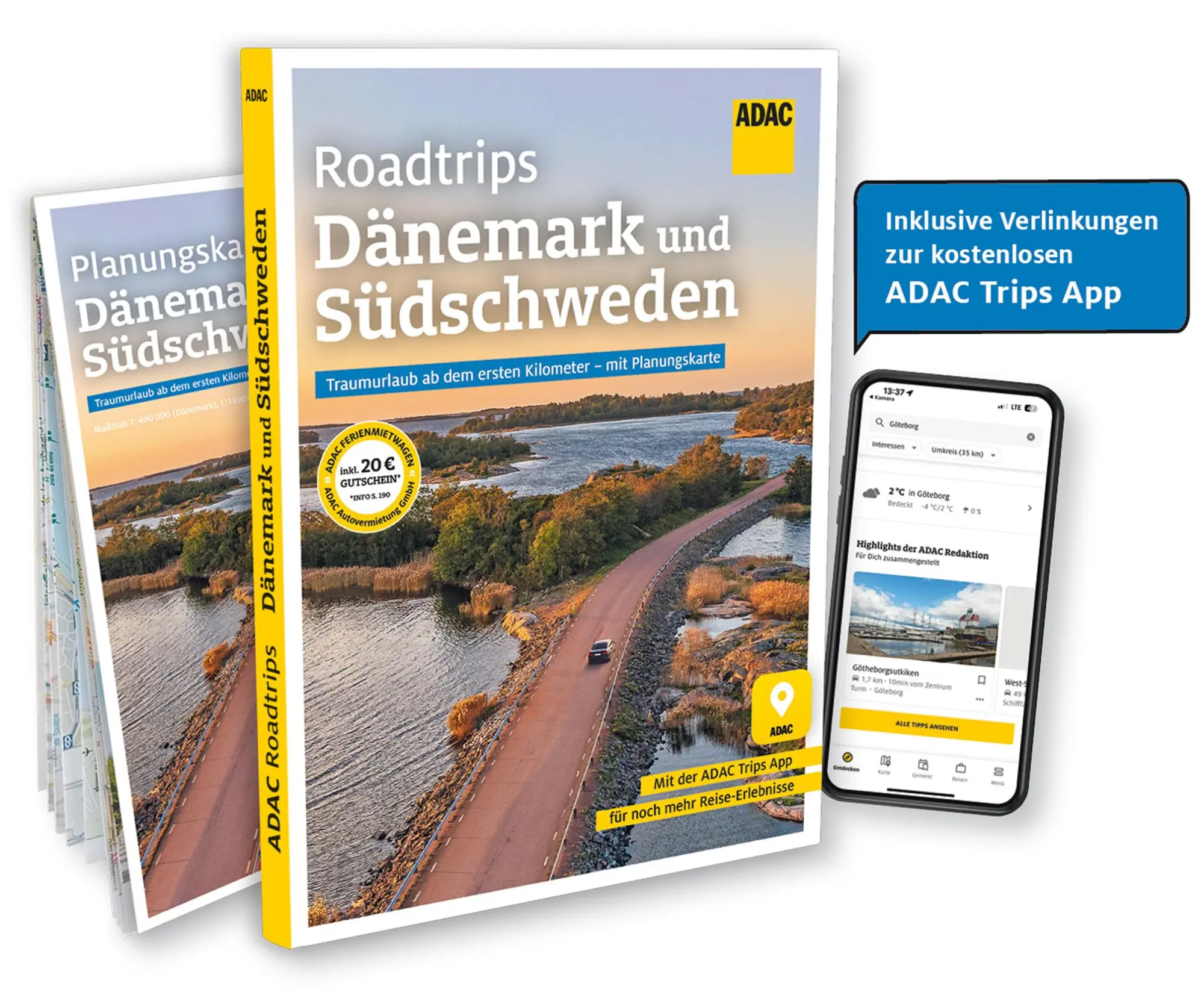 Cover: 9783986451158 | ADAC Roadtrips - Dänemark und Südschweden | Axel Pinck | Taschenbuch