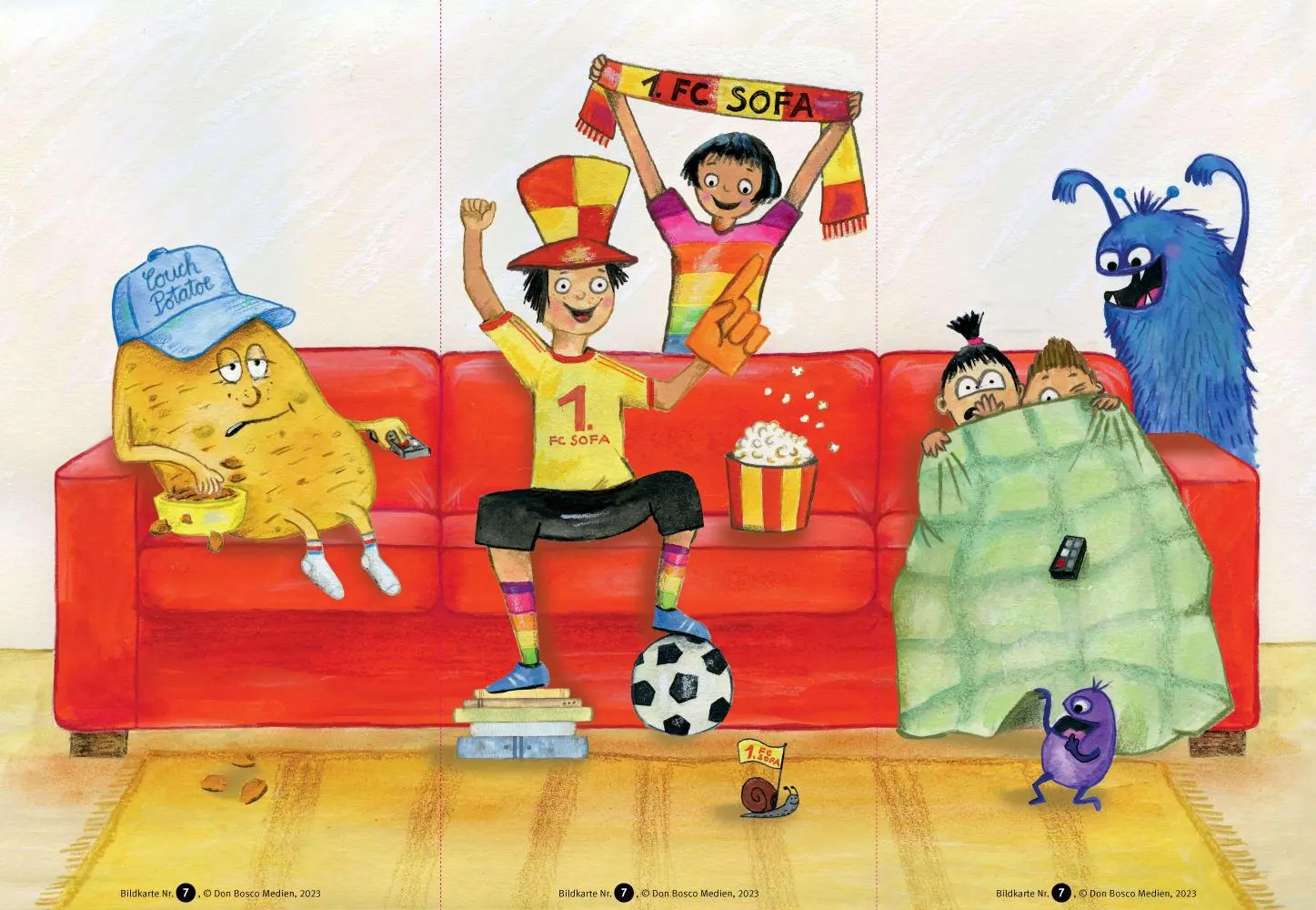 Bild: 4260694921258 | Bunte Familie: Auf unserem Sofa ist für alle Platz. Mix-Max-Spiel...