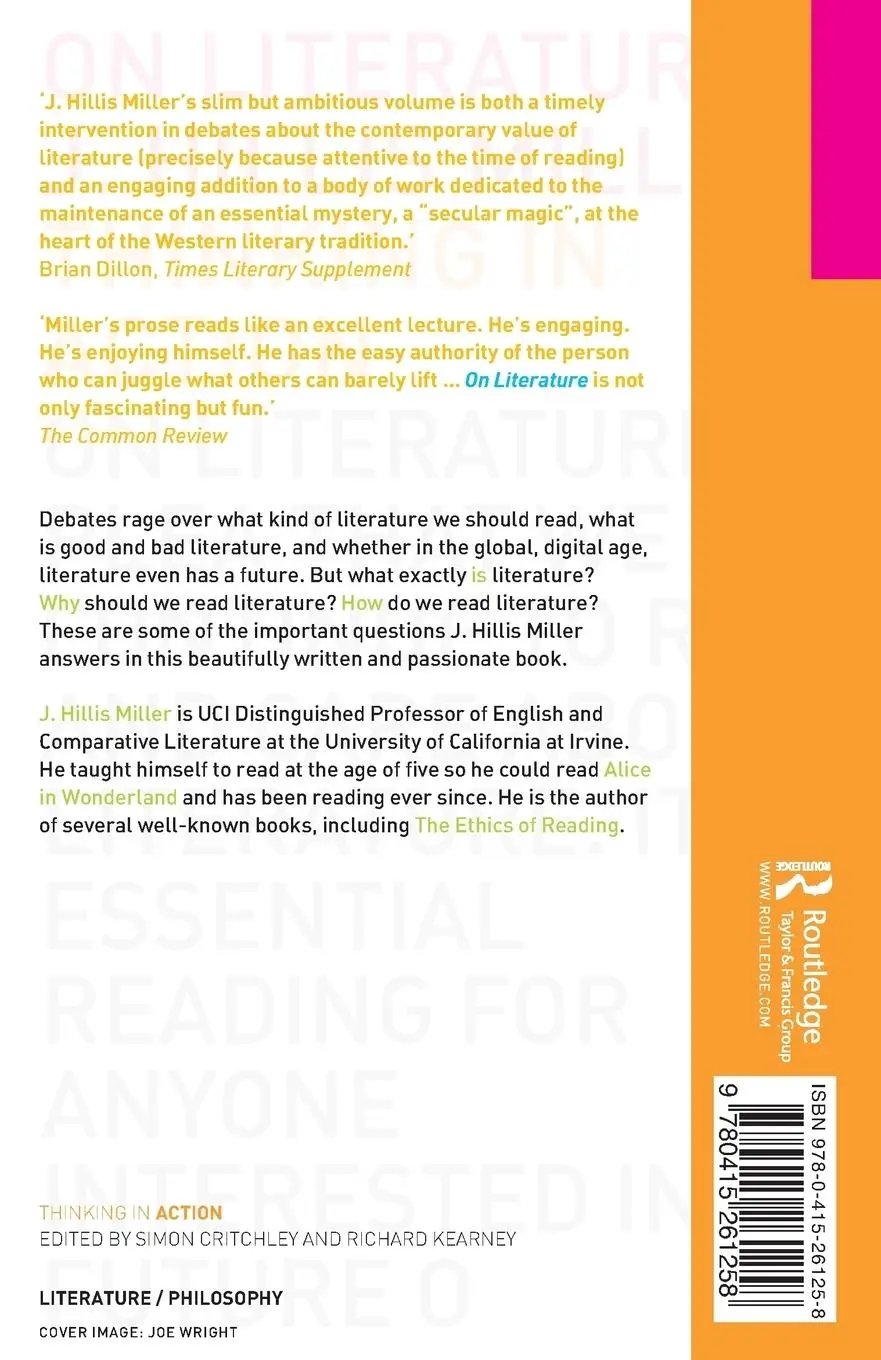 Rückseite: 9780415261258 | On Literature | J. Hillis Miller | Taschenbuch | Englisch | 2002