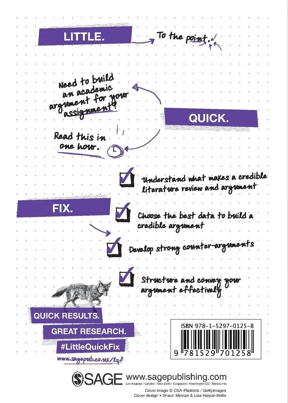 Rückseite: 9781529701258 | Turn Your Literature Review Into An Argument | Little Quick Fix | Buch
