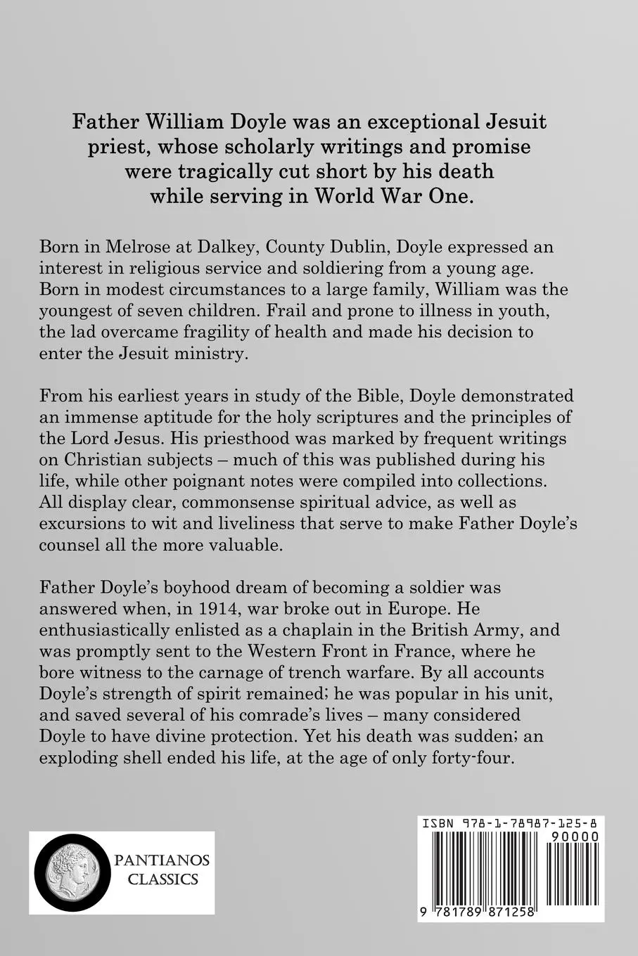 Rückseite: 9781789871258 | Father William Doyle | Alfred O'Rahilly | Taschenbuch | Englisch