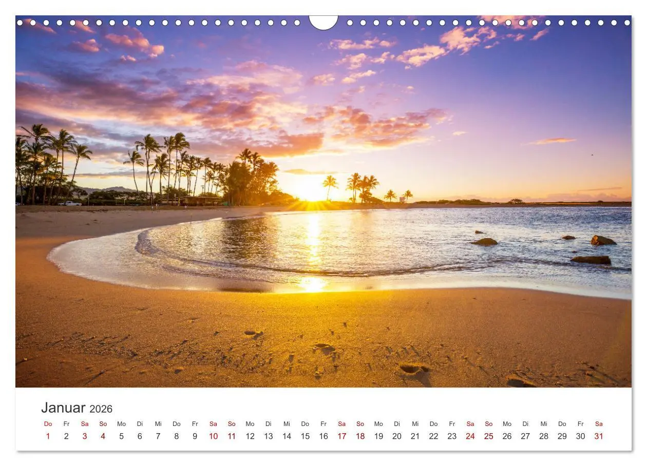 Bild: 9783457541258 | Hawaii Traumziel (Wandkalender 2026 DIN A3 quer), CALVENDO...