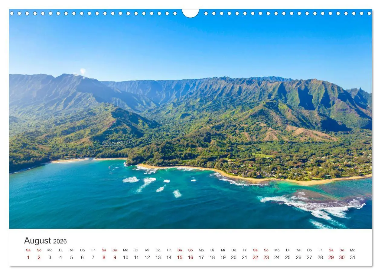Bild: 9783457541258 | Hawaii Traumziel (Wandkalender 2026 DIN A3 quer), CALVENDO...