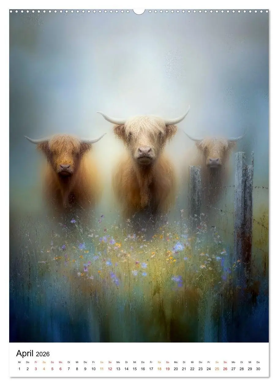Bild: 9783516701258 | Tiere im Schleier der Zeit (hochwertiger Premium Wandkalender 2026...