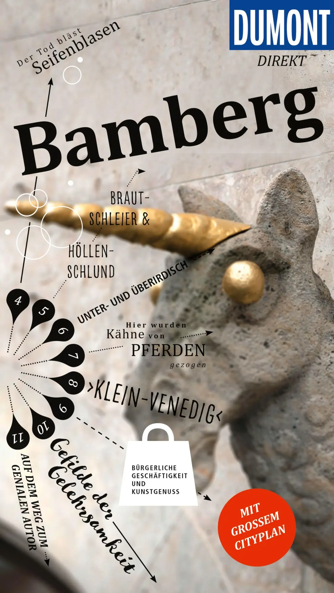 Cover: 9783616001258 | DUMONT direkt Reiseführer Bamberg | Mit großem Cityplan | Reuß (u. a.)