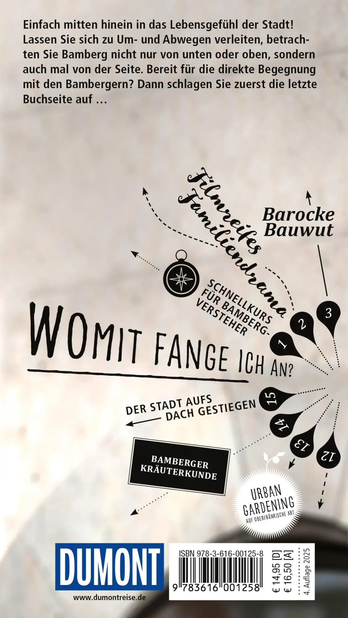 Rückseite: 9783616001258 | DUMONT direkt Reiseführer Bamberg | Mit großem Cityplan | Reuß (u. a.)