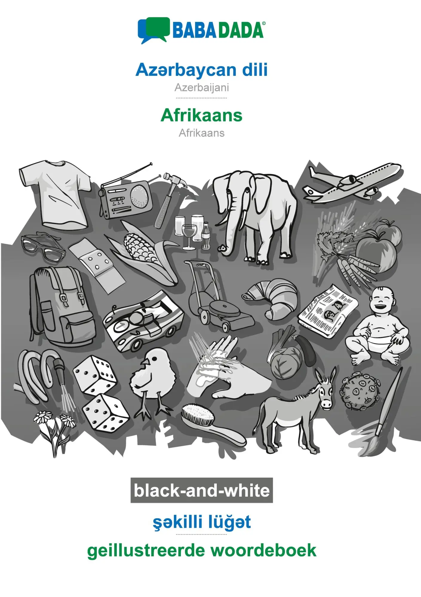 Cover: 9783751191258 | Az¿rbaycan dili - Afrikaans, ¿¿killi lü¿¿t, BW | Babadada Gmbh | Buch