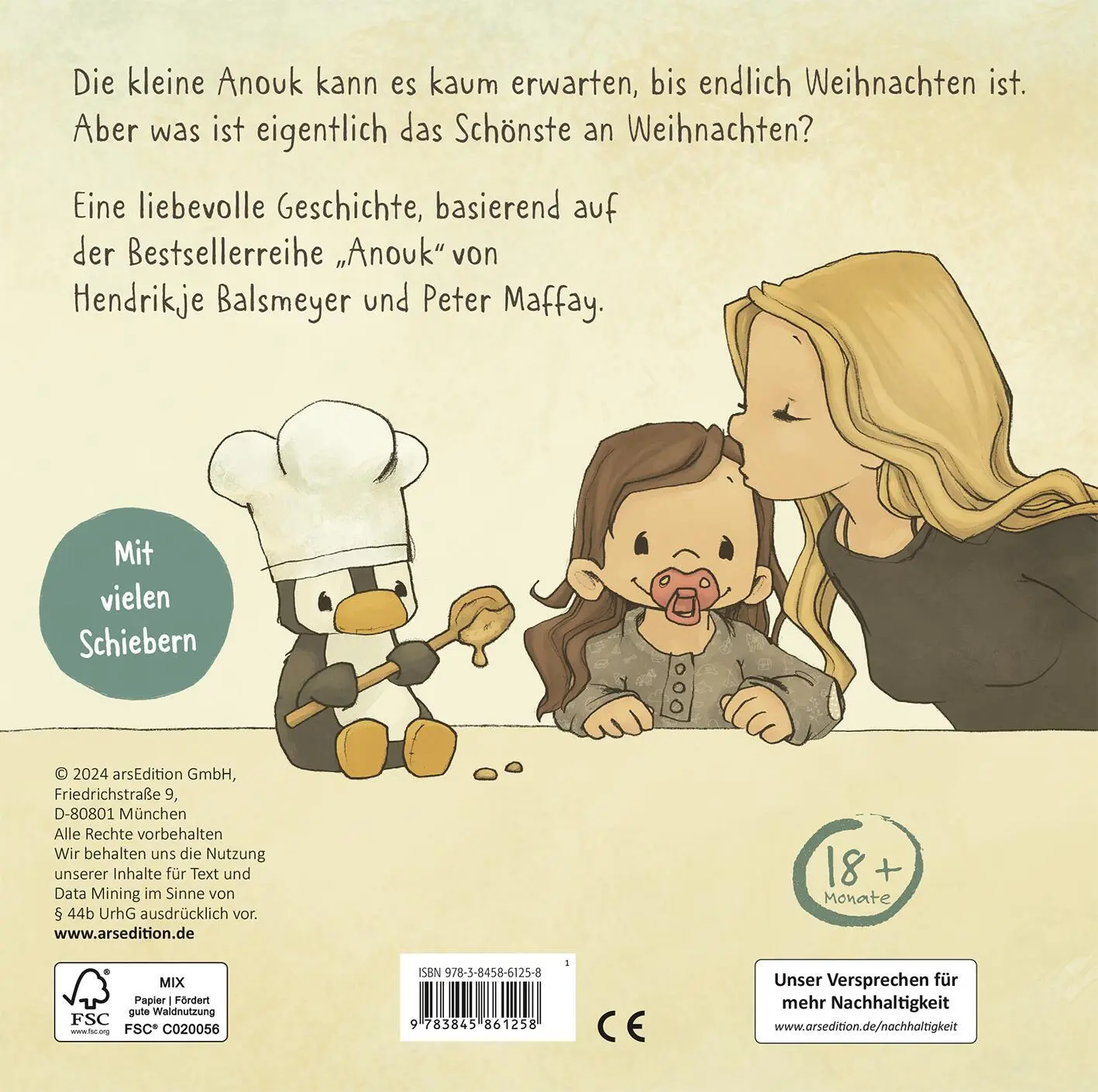 Rückseite: 9783845861258 | Alle lieben Weihnachten | Kleine Anouk | Hendrikje Balsmeyer (u. a.)