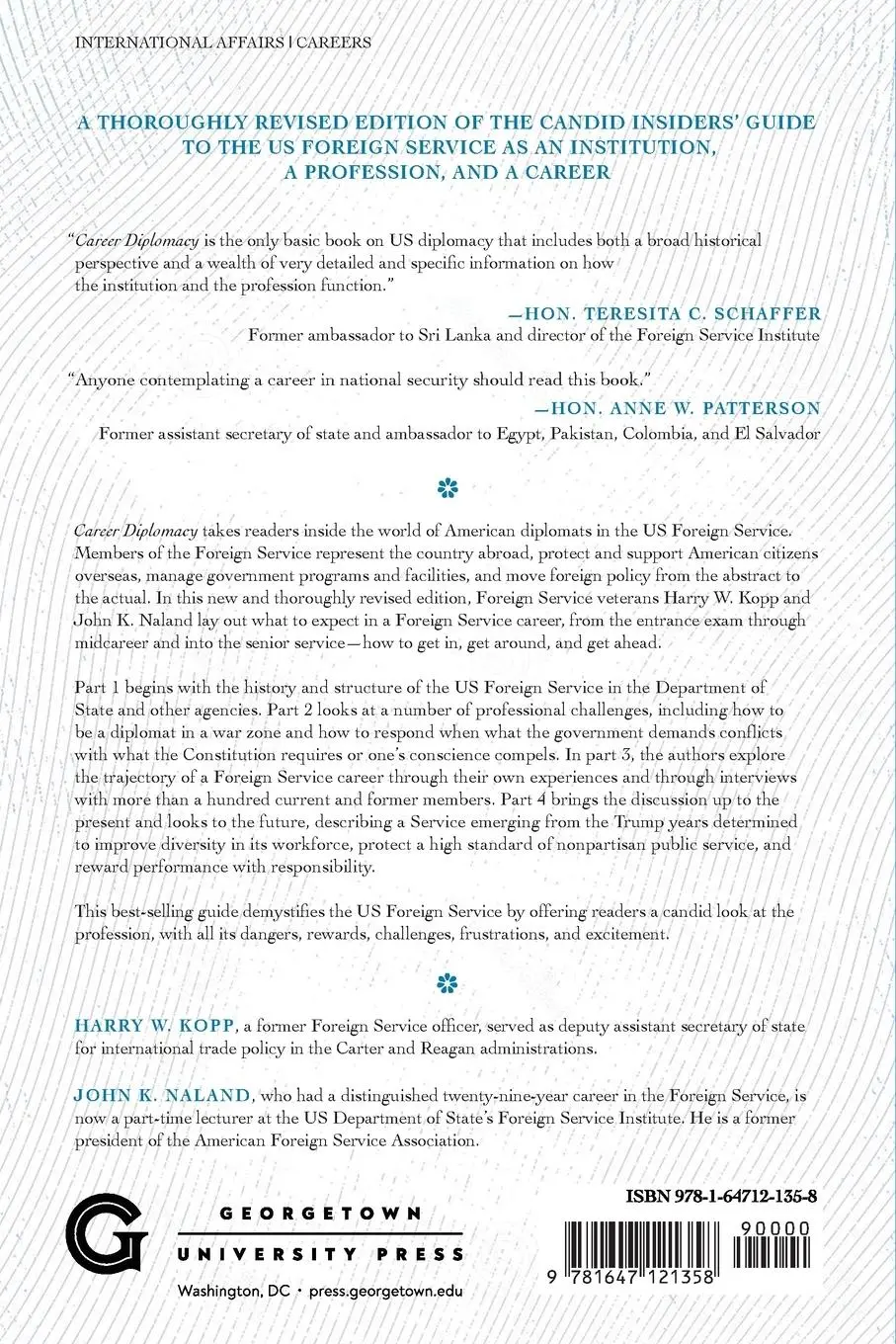 Rückseite: 9781647121358 | Career Diplomacy | Harry W Kopp (u. a.) | Taschenbuch | Englisch