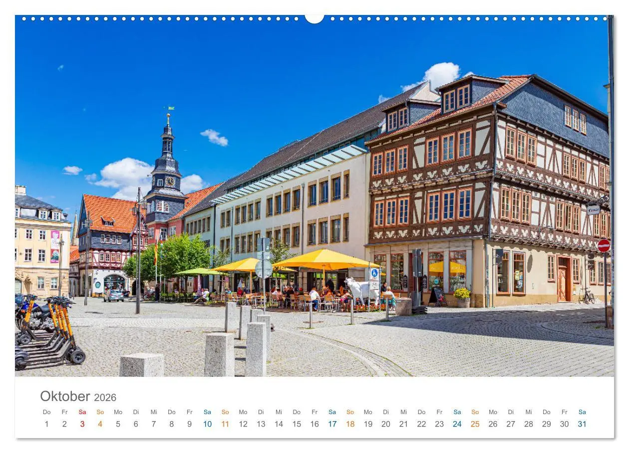 Bild: 9783457391358 | Eisenach - zu Füßen der Wartburg (hochwertiger Premium Wandkalender...