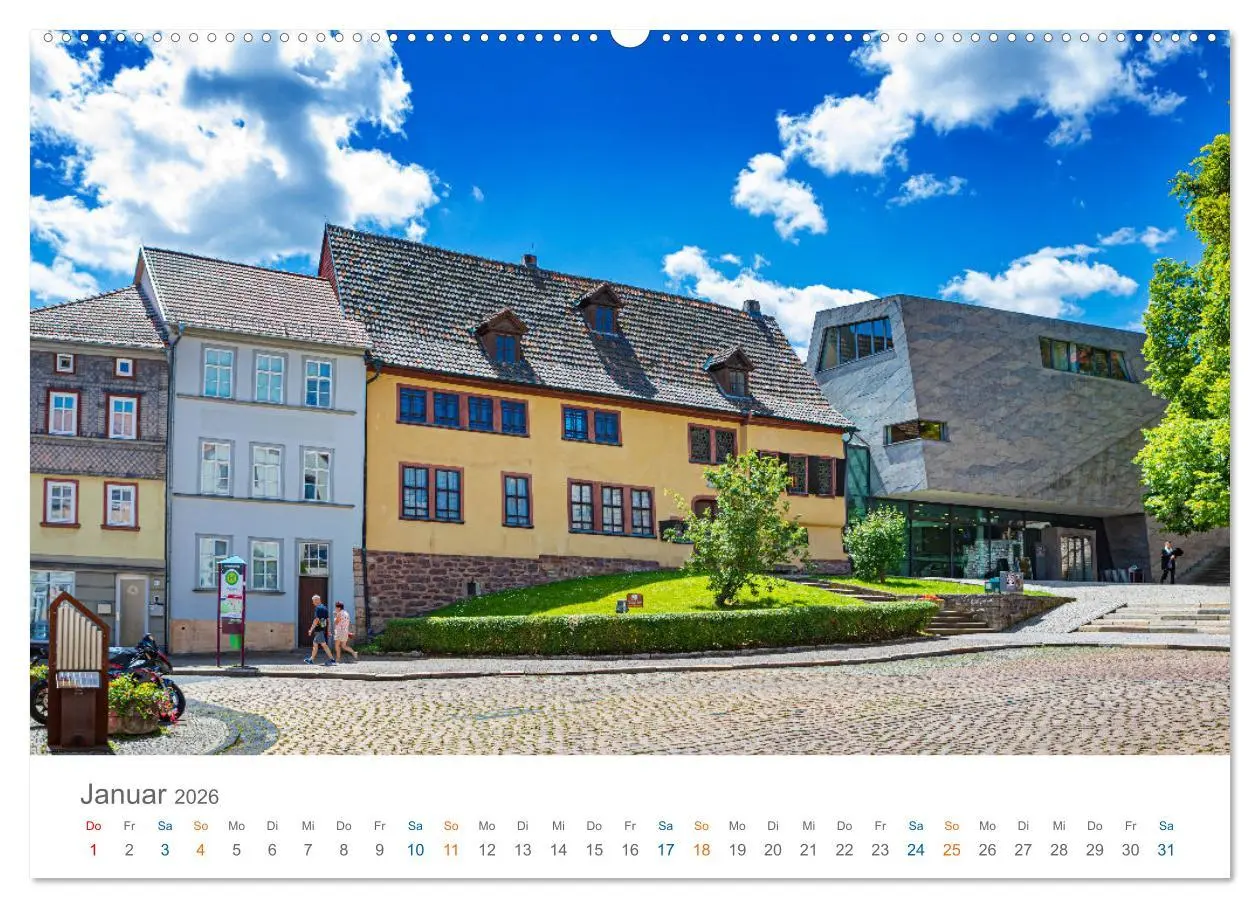 Bild: 9783457391358 | Eisenach - zu Füßen der Wartburg (hochwertiger Premium Wandkalender...