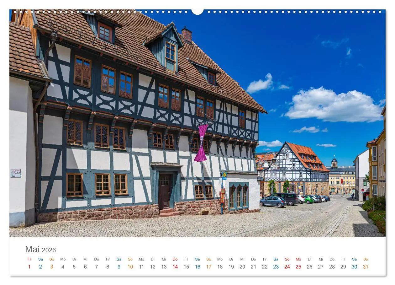 Bild: 9783457391358 | Eisenach - zu Füßen der Wartburg (hochwertiger Premium Wandkalender...