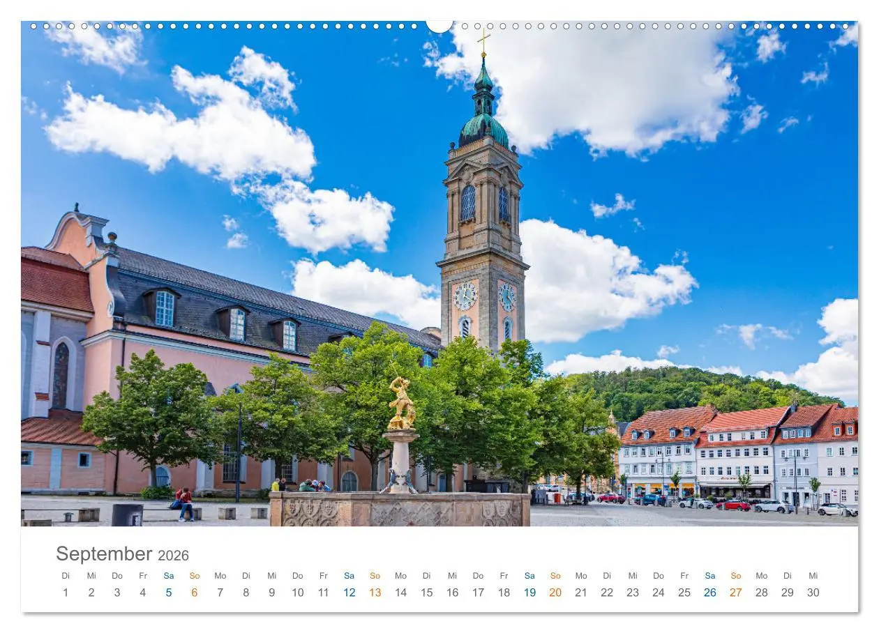 Bild: 9783457391358 | Eisenach - zu Füßen der Wartburg (hochwertiger Premium Wandkalender...