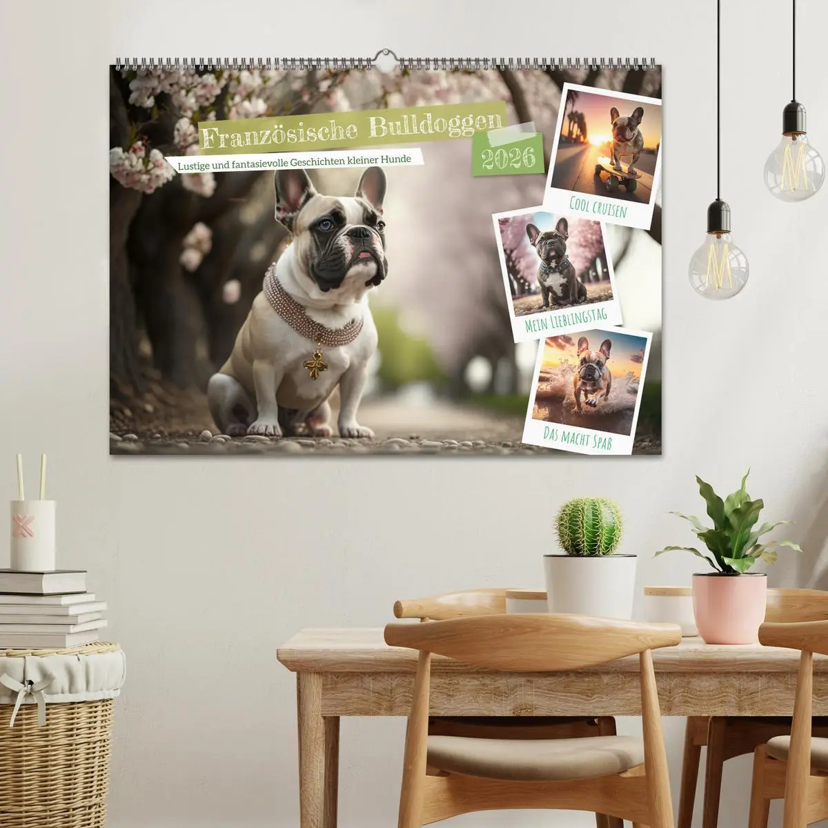 Bild: 9783457531358 | Französische Bulldoggen (Wandkalender 2026 DIN A2 quer), CALVENDO...