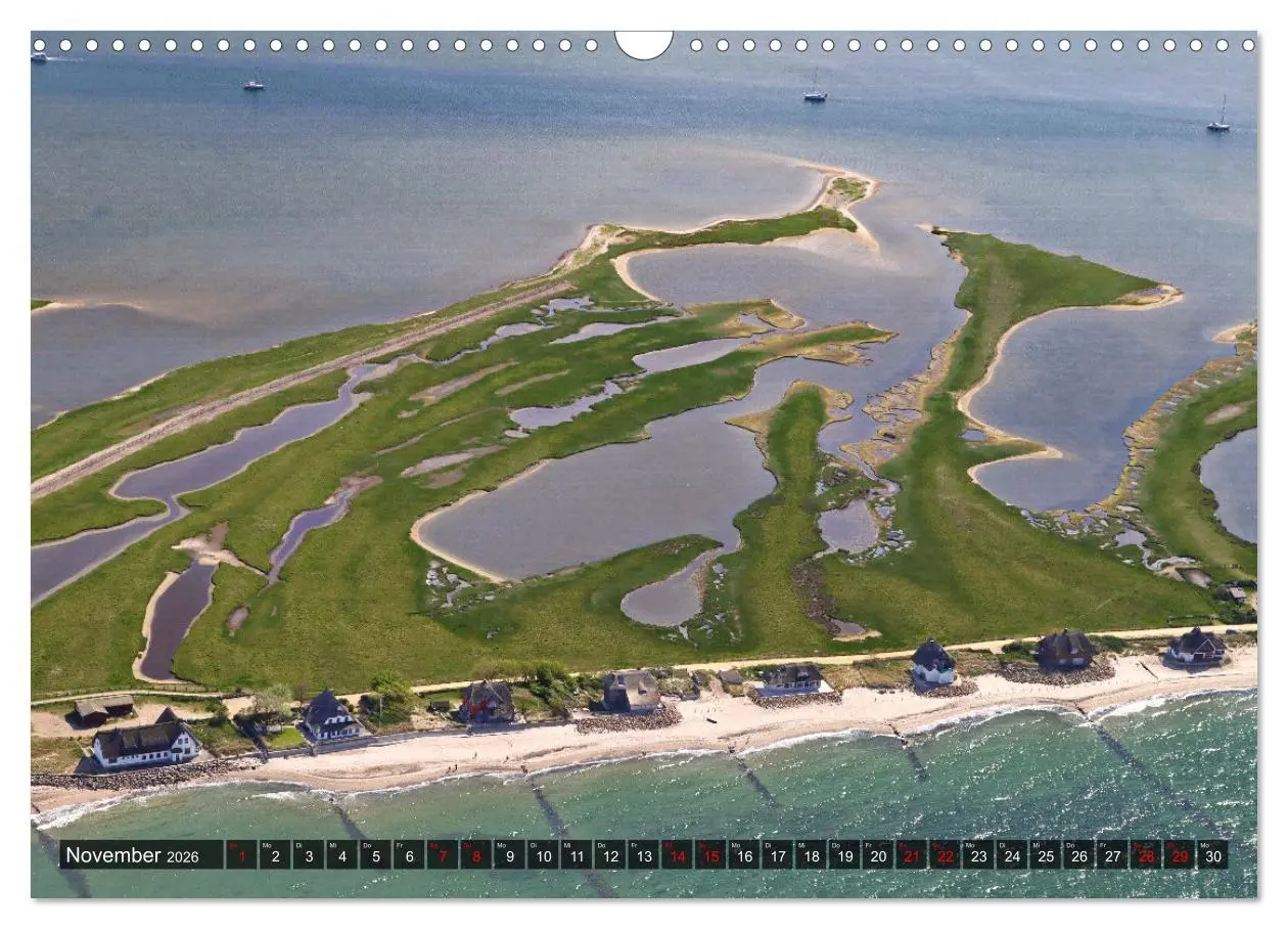 Bild: 9783457911358 | Flugroute Ostsee Bäder (Wandkalender 2026 DIN A3 quer), CALVENDO...