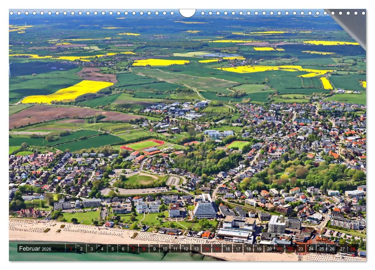 Bild: 9783457911358 | Flugroute Ostsee Bäder (Wandkalender 2026 DIN A3 quer), CALVENDO...