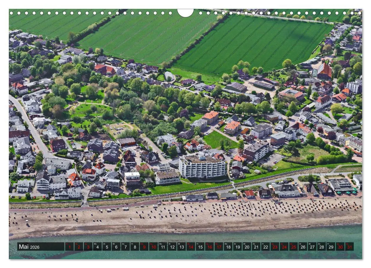 Bild: 9783457911358 | Flugroute Ostsee Bäder (Wandkalender 2026 DIN A3 quer), CALVENDO...